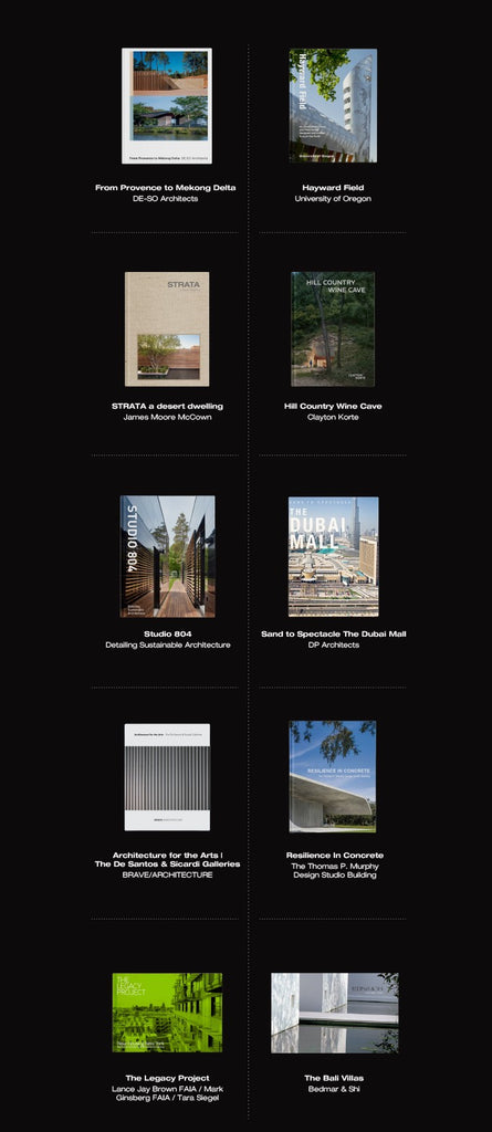 <strong>A Selection  - Building Monographs  for $190</strong>