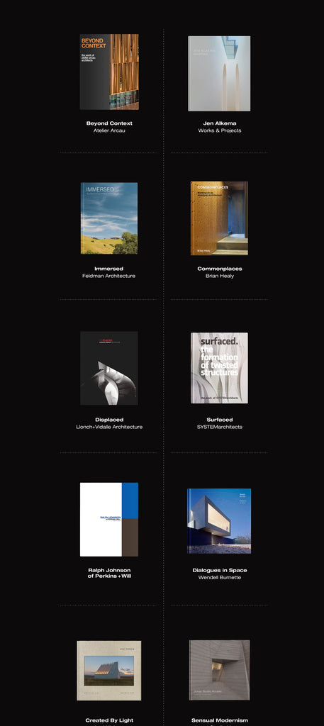 <strong>A Selection  - Designer Monographs  for $190</strong>