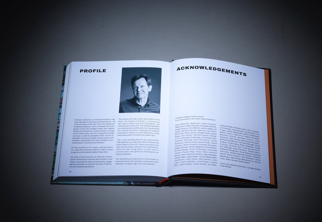 <strong>UNDERCOVER ARCHITECT</strong><br> TOWNHOUSE DESIGN BUILD IN HARLEM NY<br> CHRISTIAN  VOLKMANN - Oscar Riera Ojeda Publishers